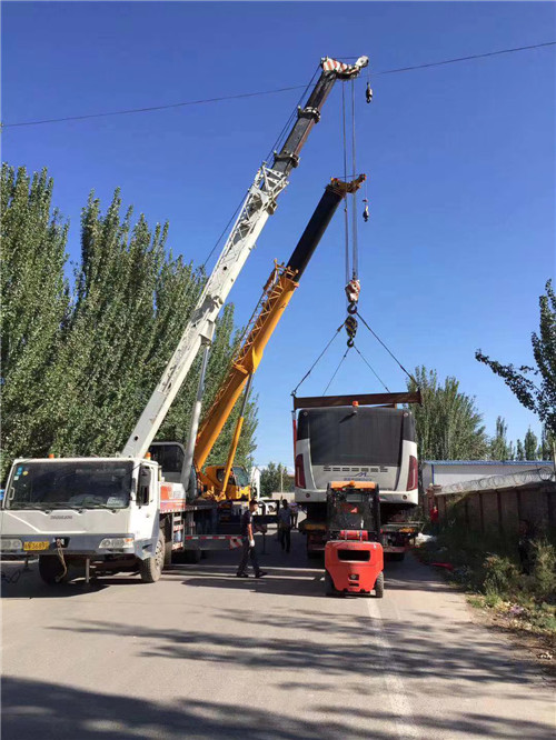 正阳县港口集装箱搬运案例